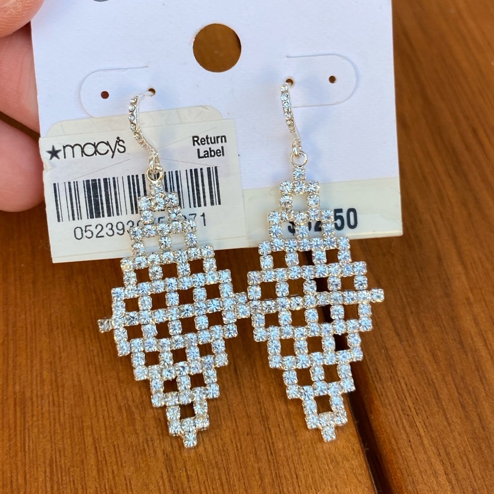 NWT Charter Club Strikezone Earrings